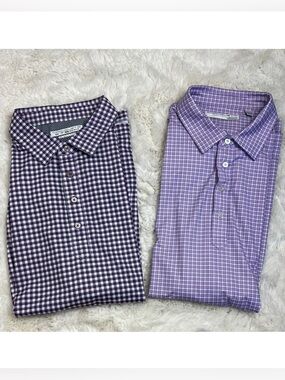 Bundle of 2 Carnoustie Tech Golf Performance Polo Shirts XXL- LIKE NEW